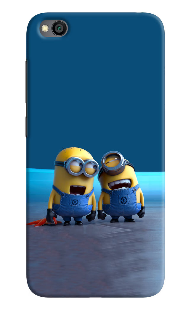 Minion Laughing Redmi Go Hard Case Back Cover by Casekaro