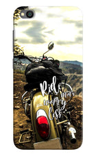 Ride More Worry Less Redmi Go Hard Case Back Cover by Casekaro