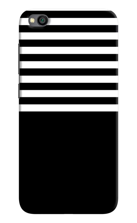 Black and White Print Redmi Go Hard Case Back Cover by Casekaro