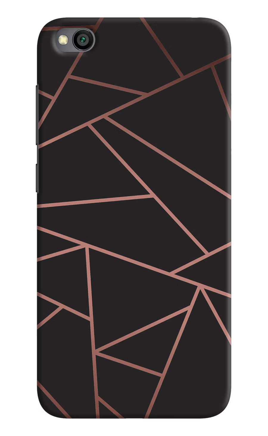 Geometric Pattern Redmi Go Back Cover, Hard case