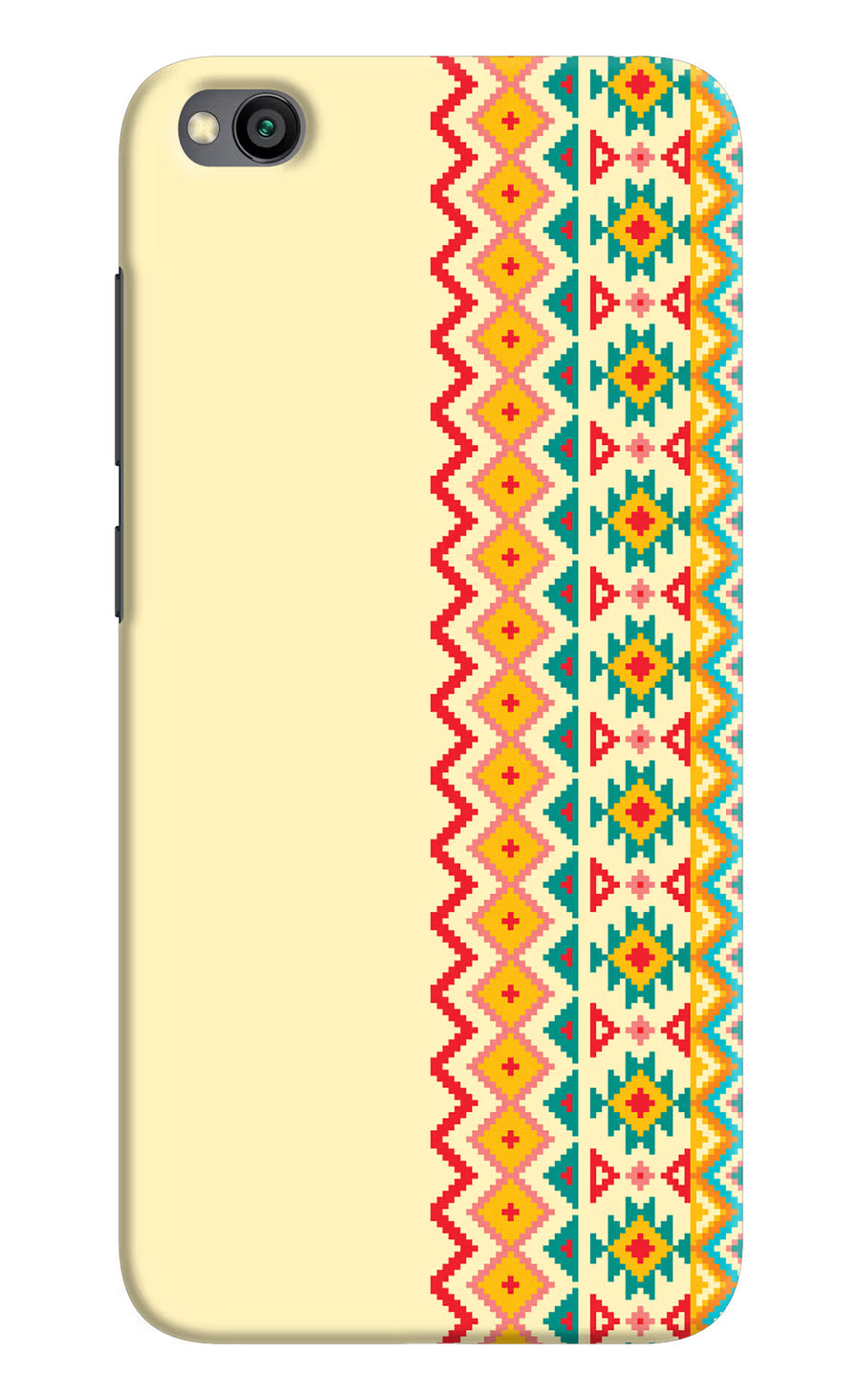 Ethnic Seamless Redmi Go Back Cover, Hard case