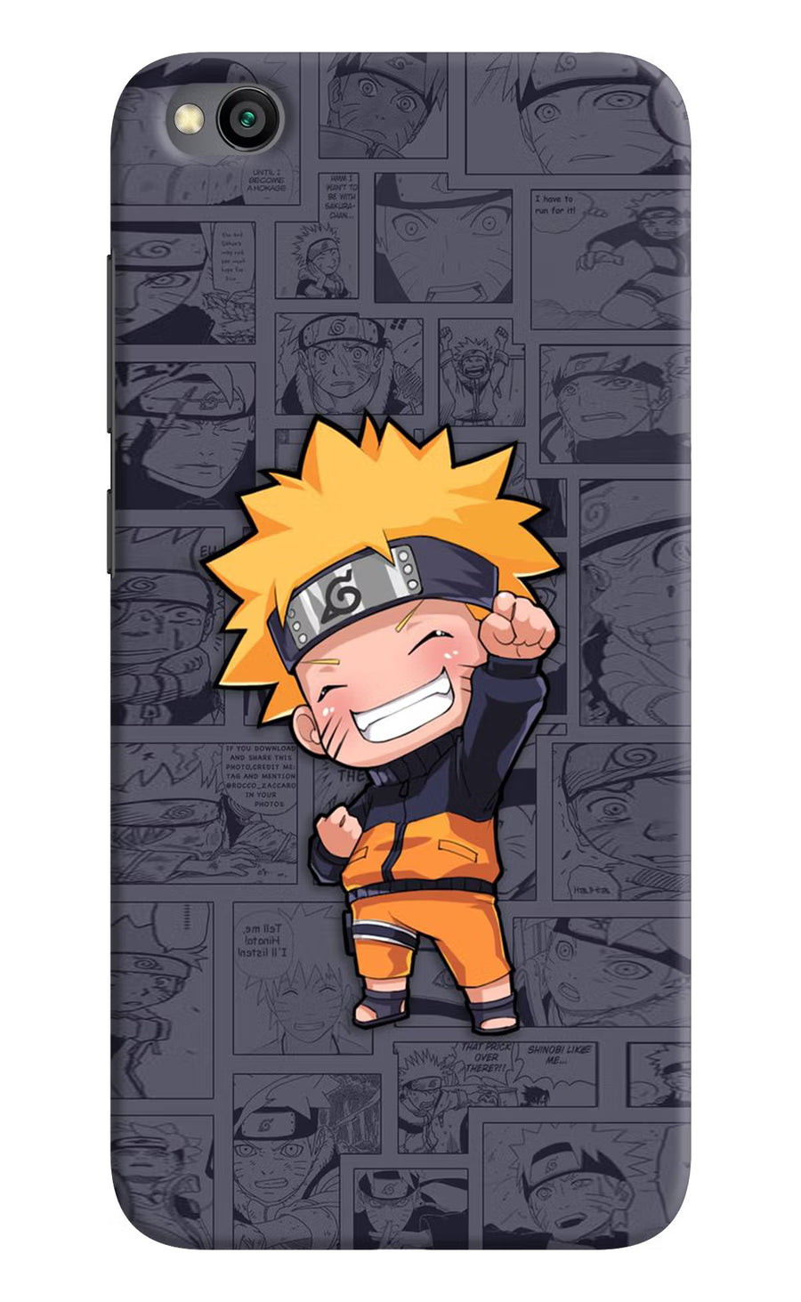 Chota Naruto Redmi Go Back Cover, Hard case