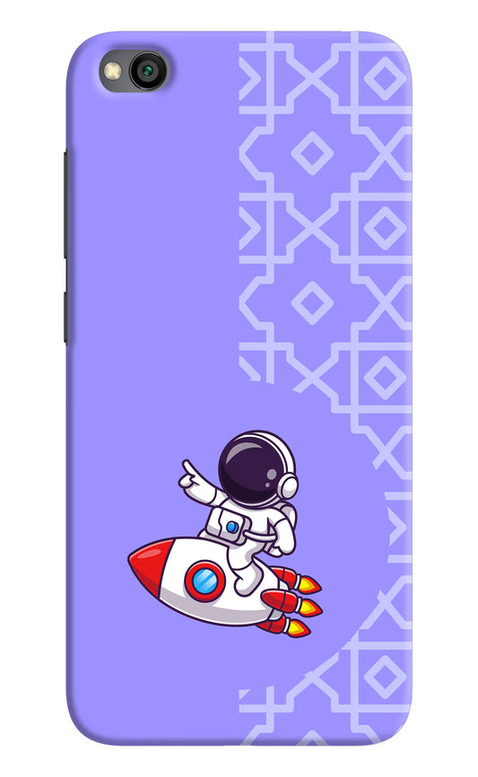 Cute Astronaut Redmi Go Hard Case Back Cover by Casekaro