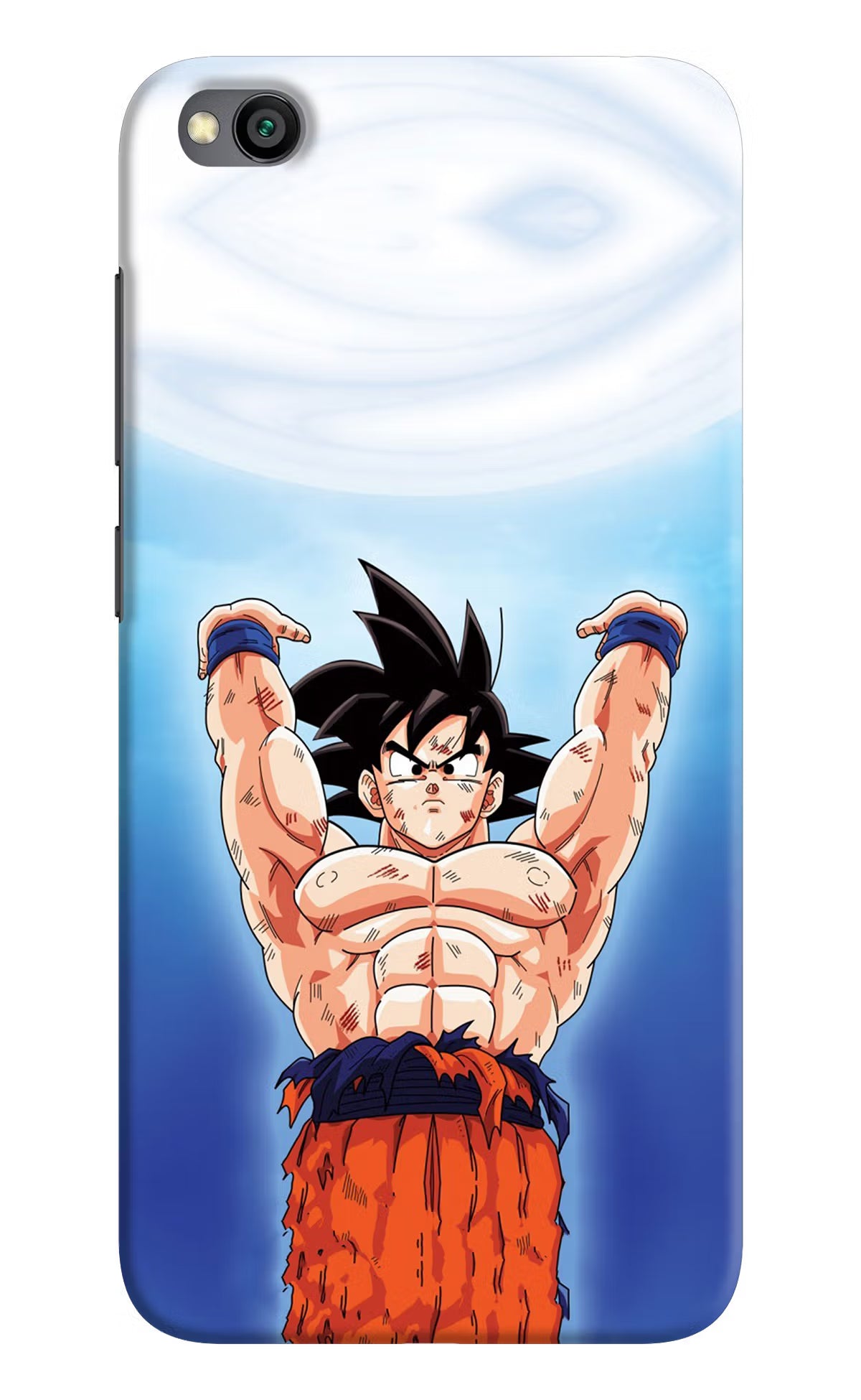 Goku Power Redmi Go Hard Case Back Cover by Casekaro
