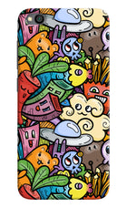 Veggie Doodle Redmi Go Hard Case Back Cover by Casekaro