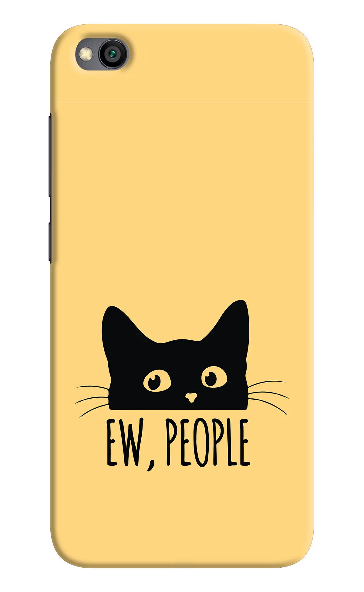 Ew People Catitude Redmi Go Hard Case Back Cover by Casekaro