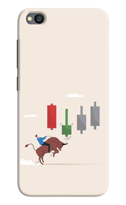 Bull Trading Momentum Redmi Go Hard Case Back Cover by Casekaro