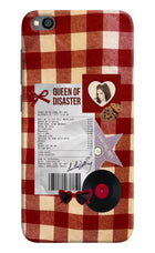 Queen of Disaster Redmi Go Hard Case Back Cover by Casekaro