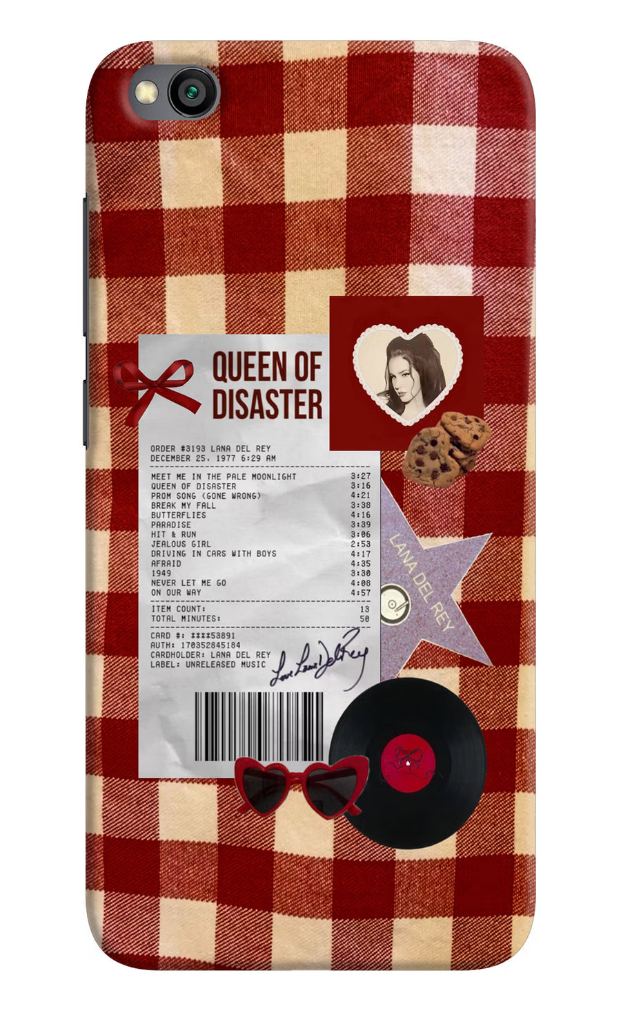 Queen of Disaster Redmi Go Back Cover, Hard case