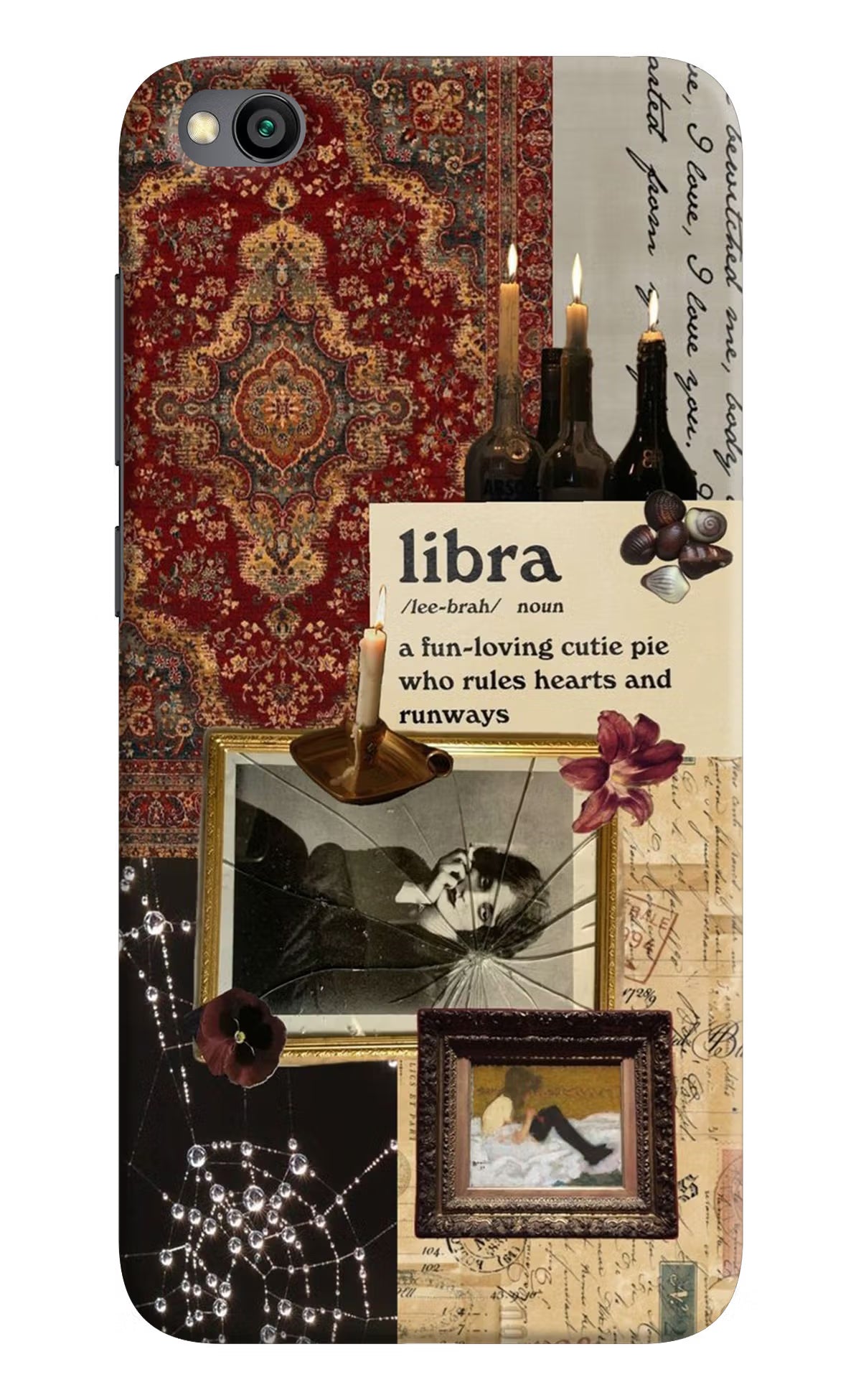 Libra Zodiac Redmi Go Hard Case Back Cover by Casekaro