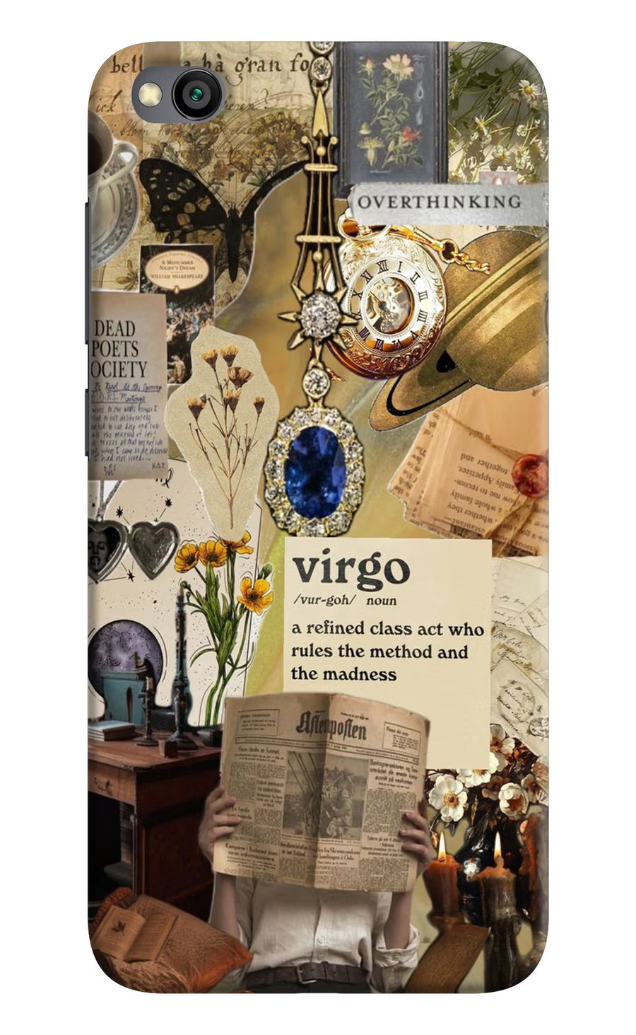 Virgo Zodiac Redmi Go Back Cover, Hard case