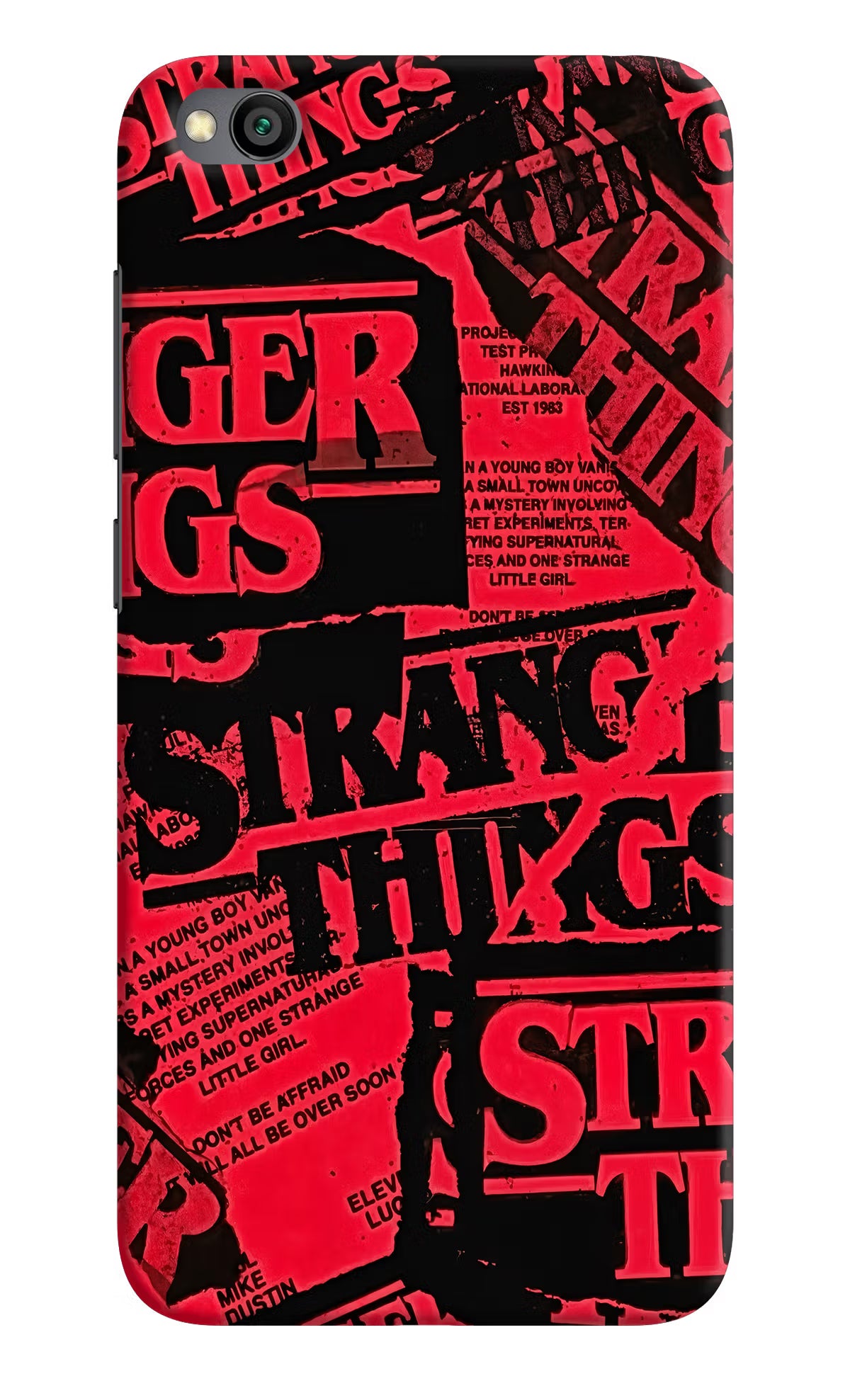 Ordinary Things Redmi Go Hard Case Back Cover by Casekaro
