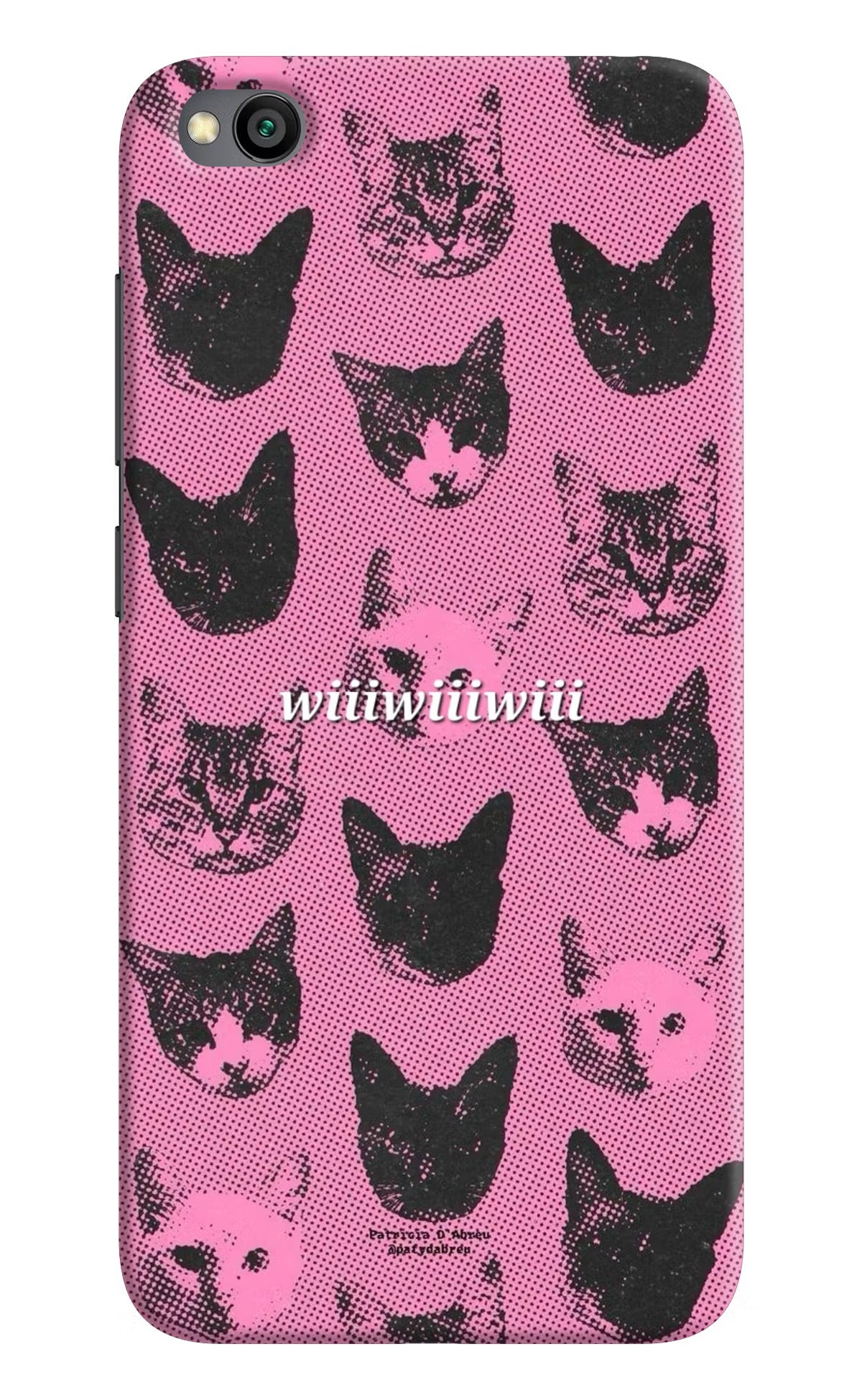 Pink Cats Redmi Go Back Cover