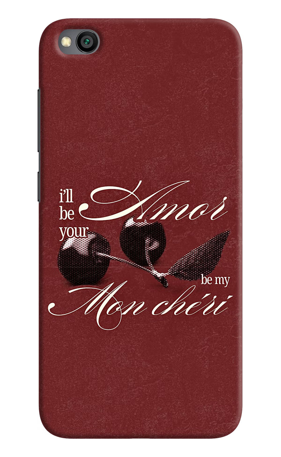 Velvet Cherry Redmi Go Back Cover, Hard case