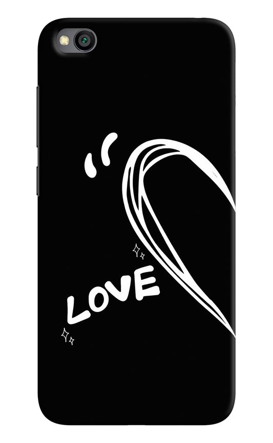Love Line Redmi Go Hard Case Back Cover by Casekaro