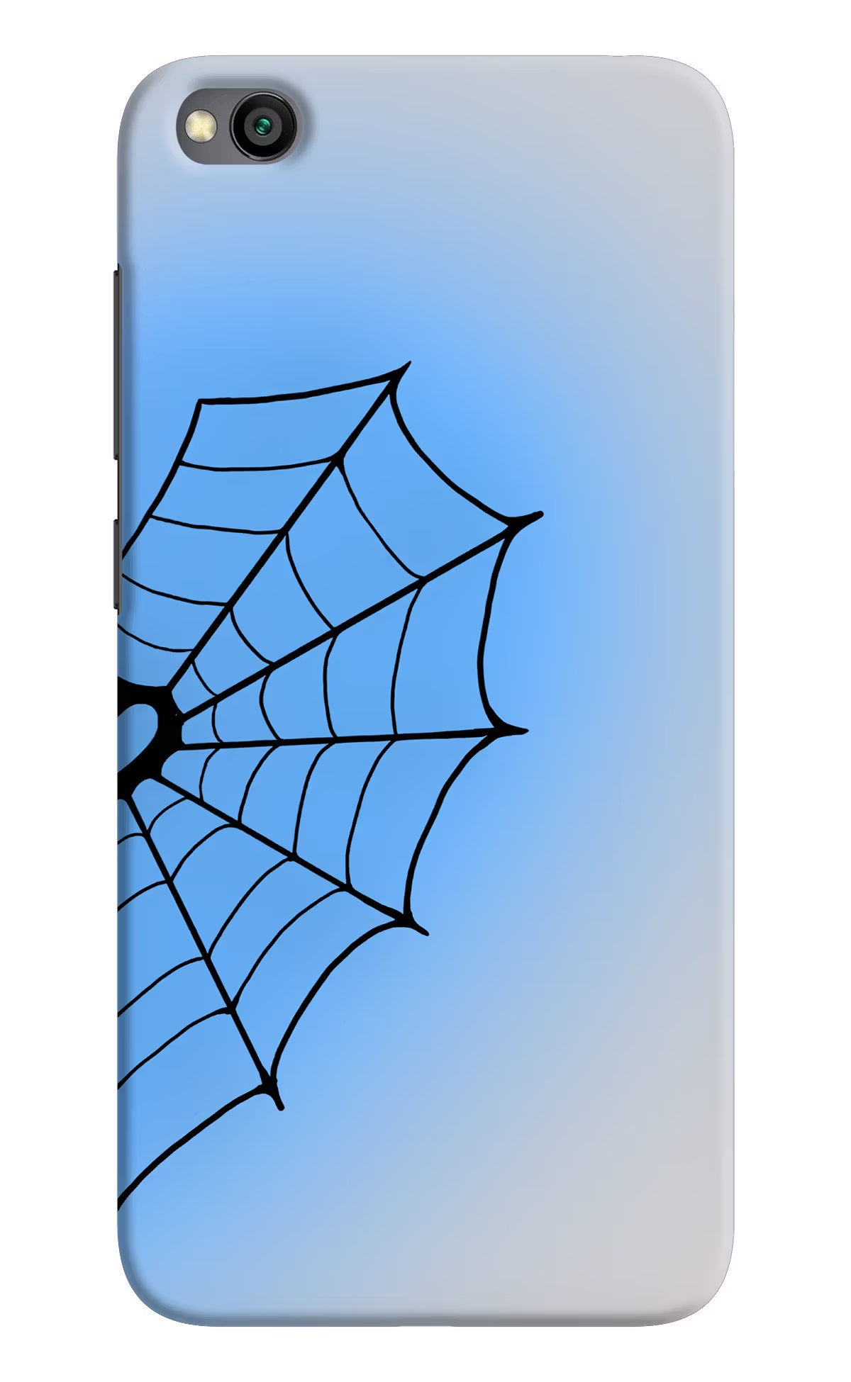 Blue Web Redmi Go Back Cover