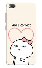 Always Right Redmi Go Hard Case Back Cover by Casekaro