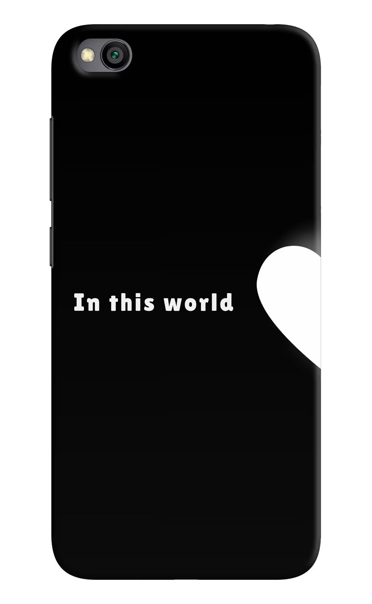 This World Redmi Go Back Cover