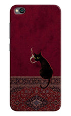Midnight Cat Redmi Go Hard Case Back Cover by Casekaro
