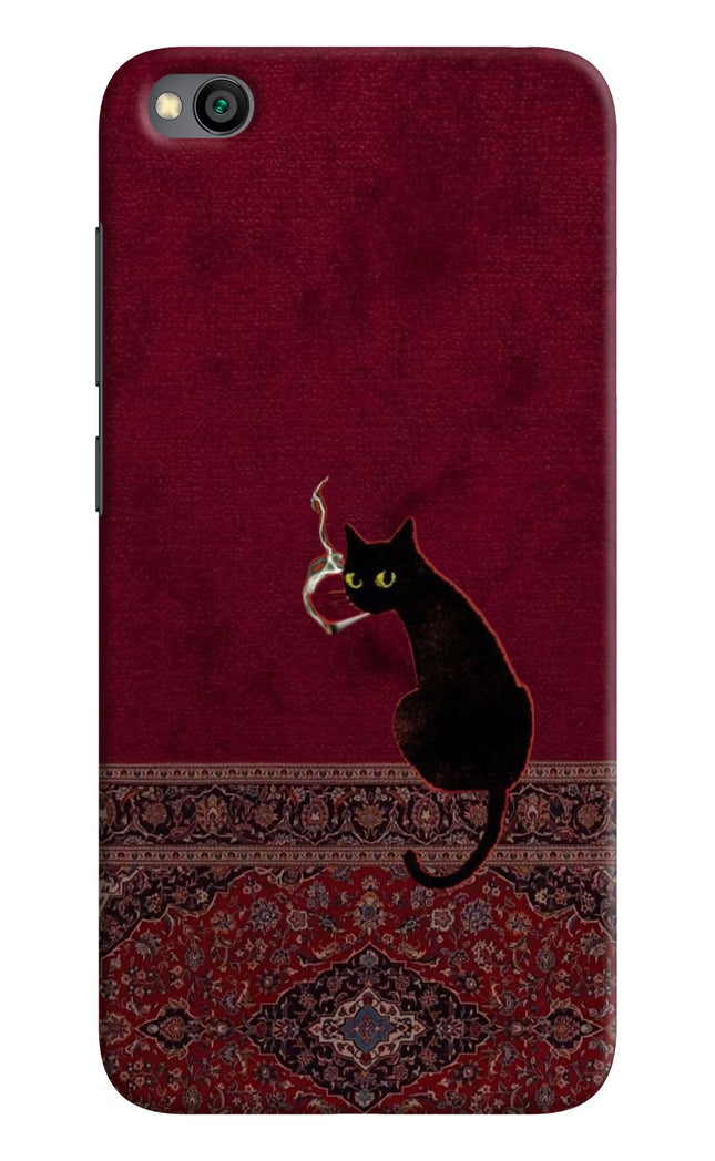 Midnight Cat Redmi Go Hard Case Back Cover by Casekaro