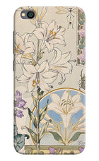 White Lily Redmi Go Hard Case Back Cover by Casekaro