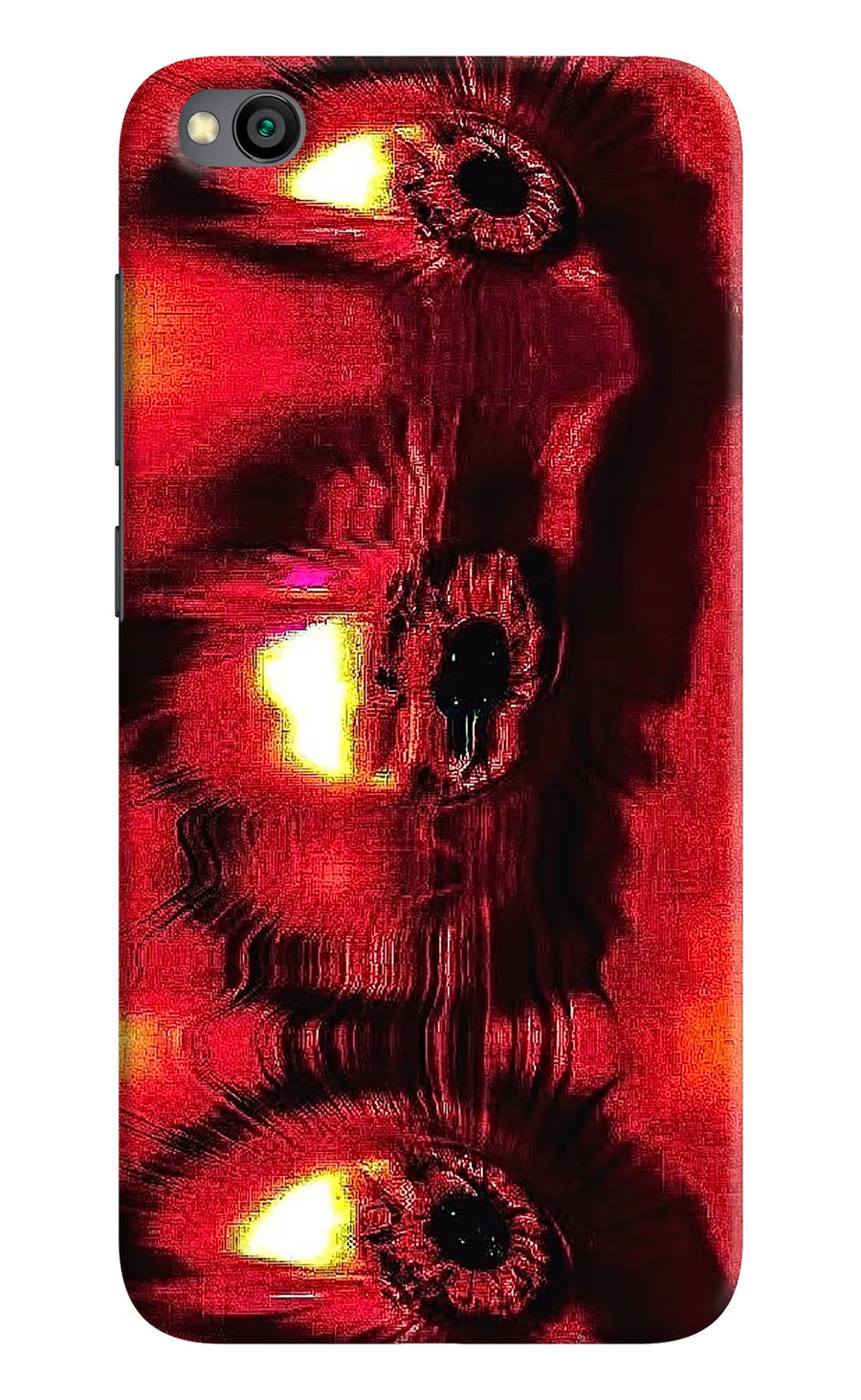 Fire Eye Redmi Go Back Cover, Hard case