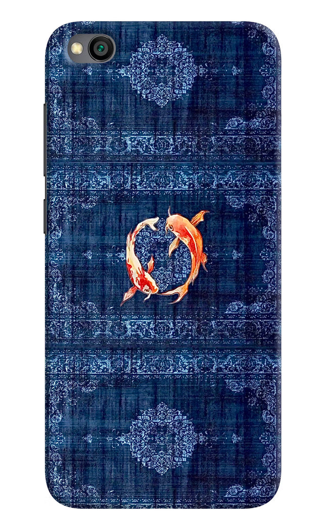 Koi Blue Redmi Go Hard Case Back Cover by Casekaro