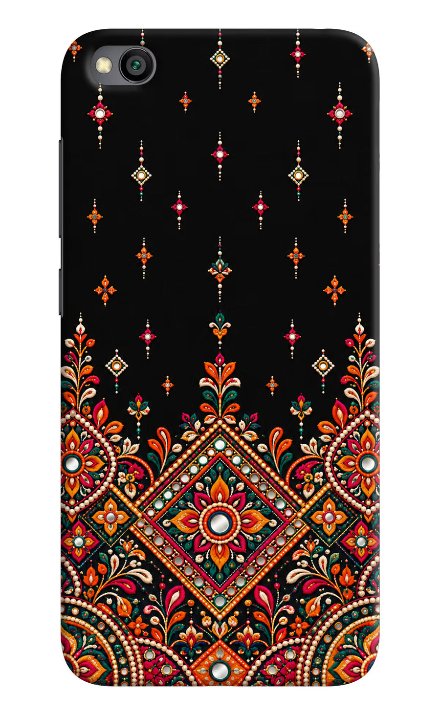 Noir Mehfil Redmi Go Back Cover, Hard case