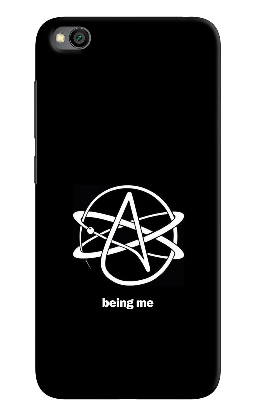Atheist Symbol Redmi Go Back Cover, Hard case