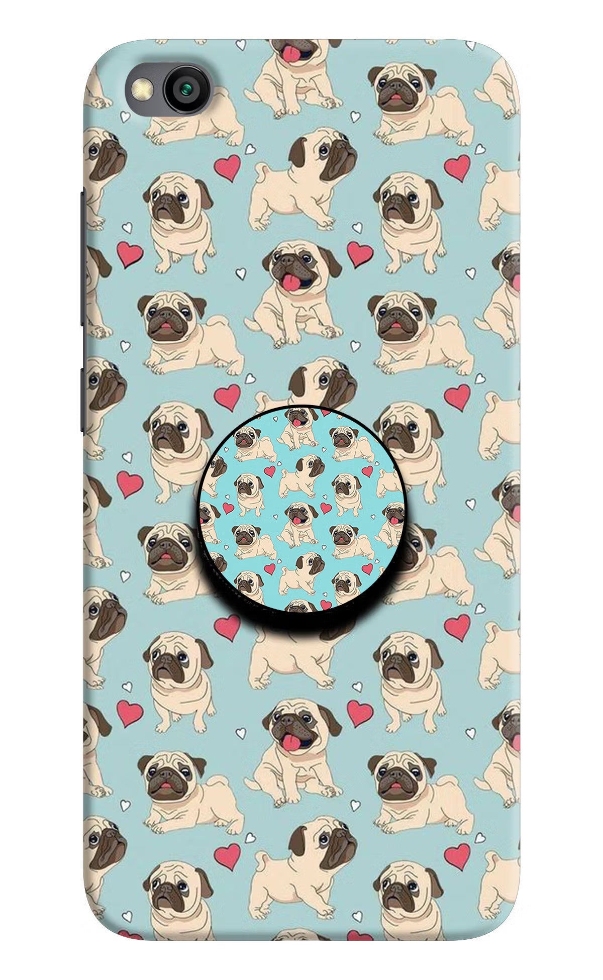 Pug Dog Redmi Go Pop Case by Casekaro