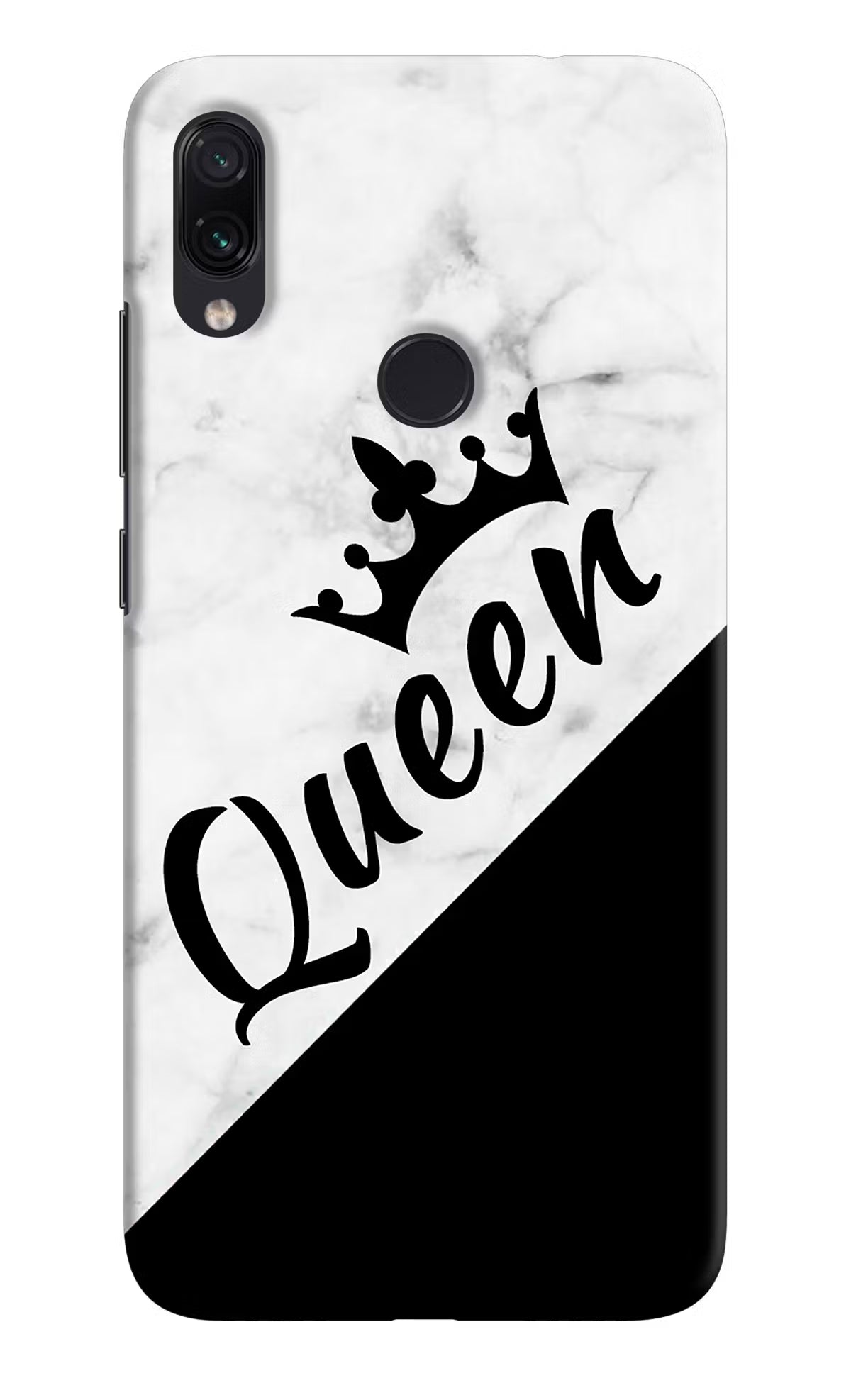Queen Redmi Note 7S Hard Case Back Cover by Casekaro
