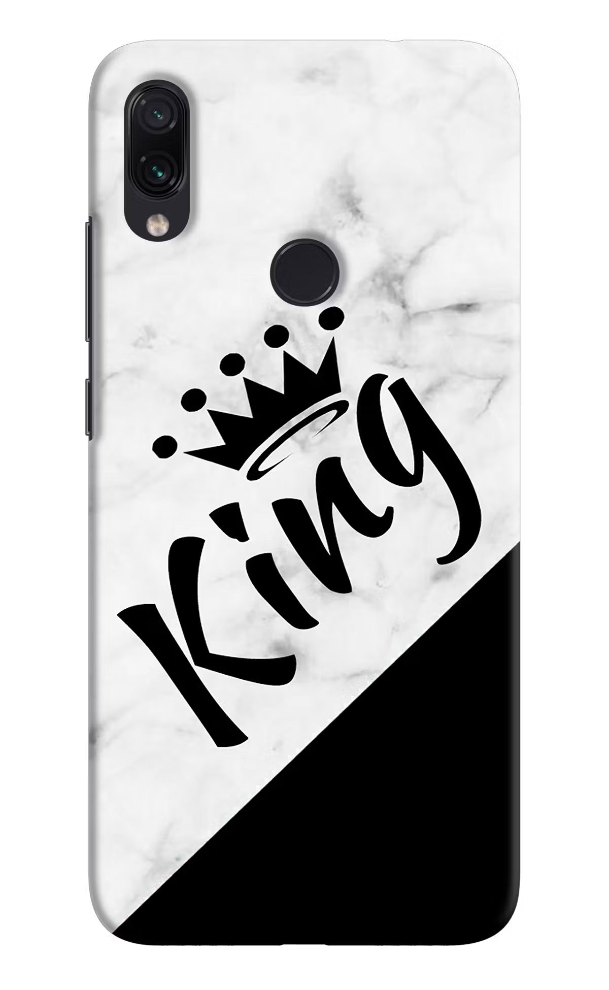 King Redmi Note 7S Hard Case Back Cover by Casekaro