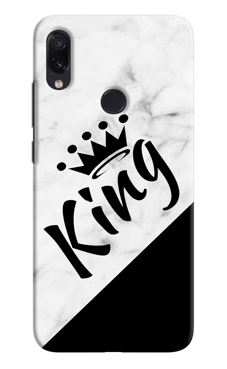 King Redmi Note 7S Back Cover, Hard case