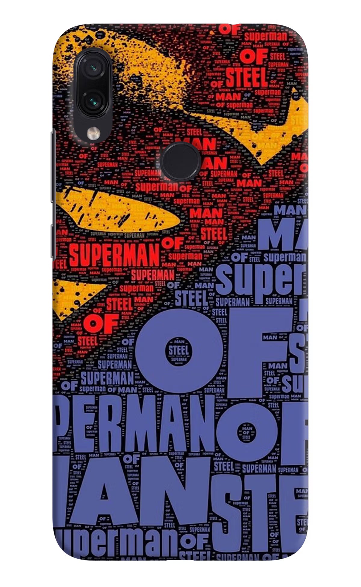 Superman Redmi Note 7S Hard Case Back Cover by Casekaro