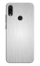 Wooden Grey Texture Redmi Note 7S Hard Case Back Cover by Casekaro