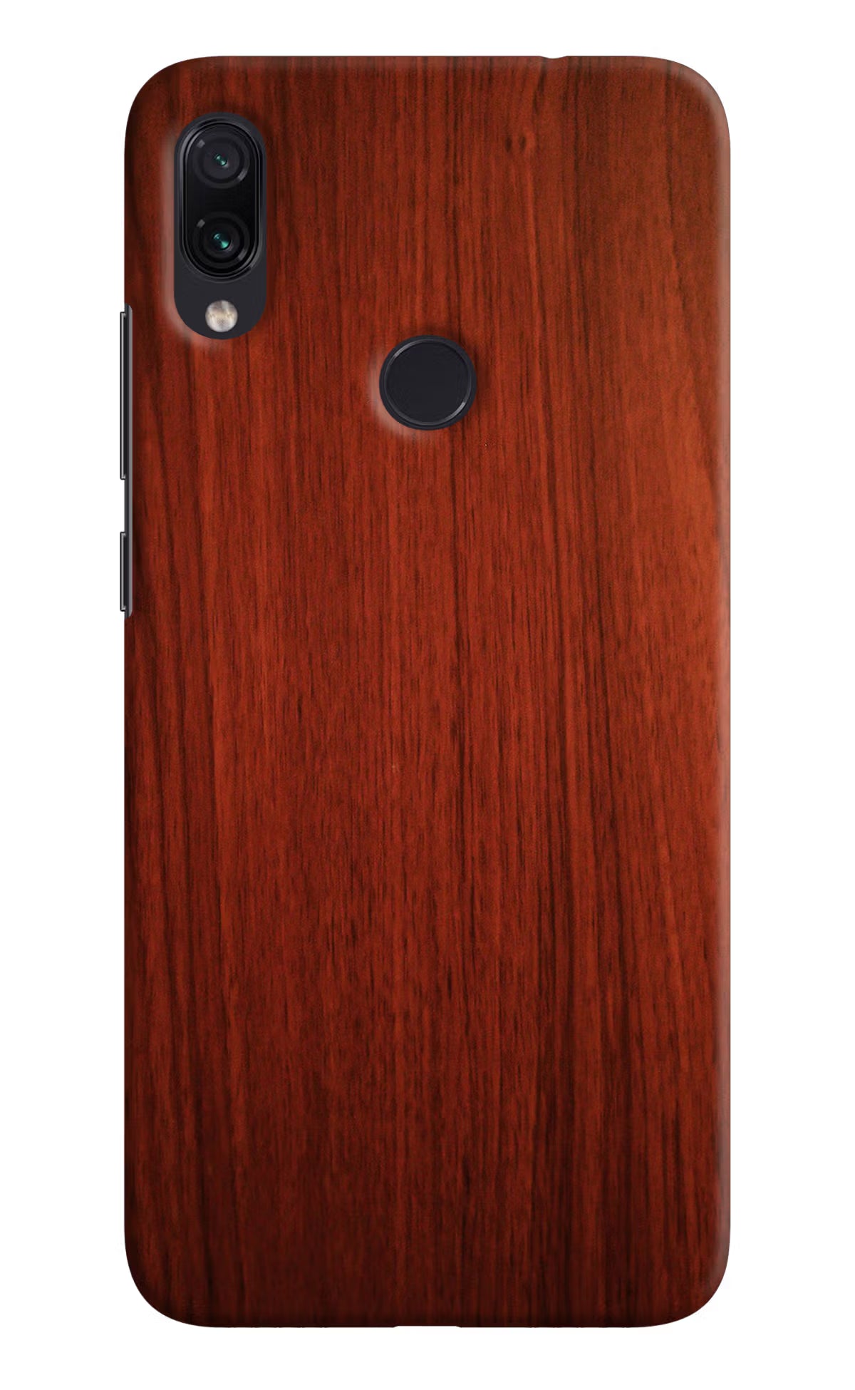 Wooden Plain Pattern Redmi Note 7S Hard Case Back Cover by Casekaro