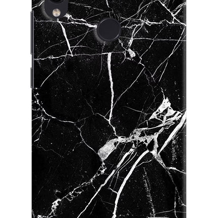 Black Marble Pattern Redmi Note 7S Hard Case Back Cover by Casekaro