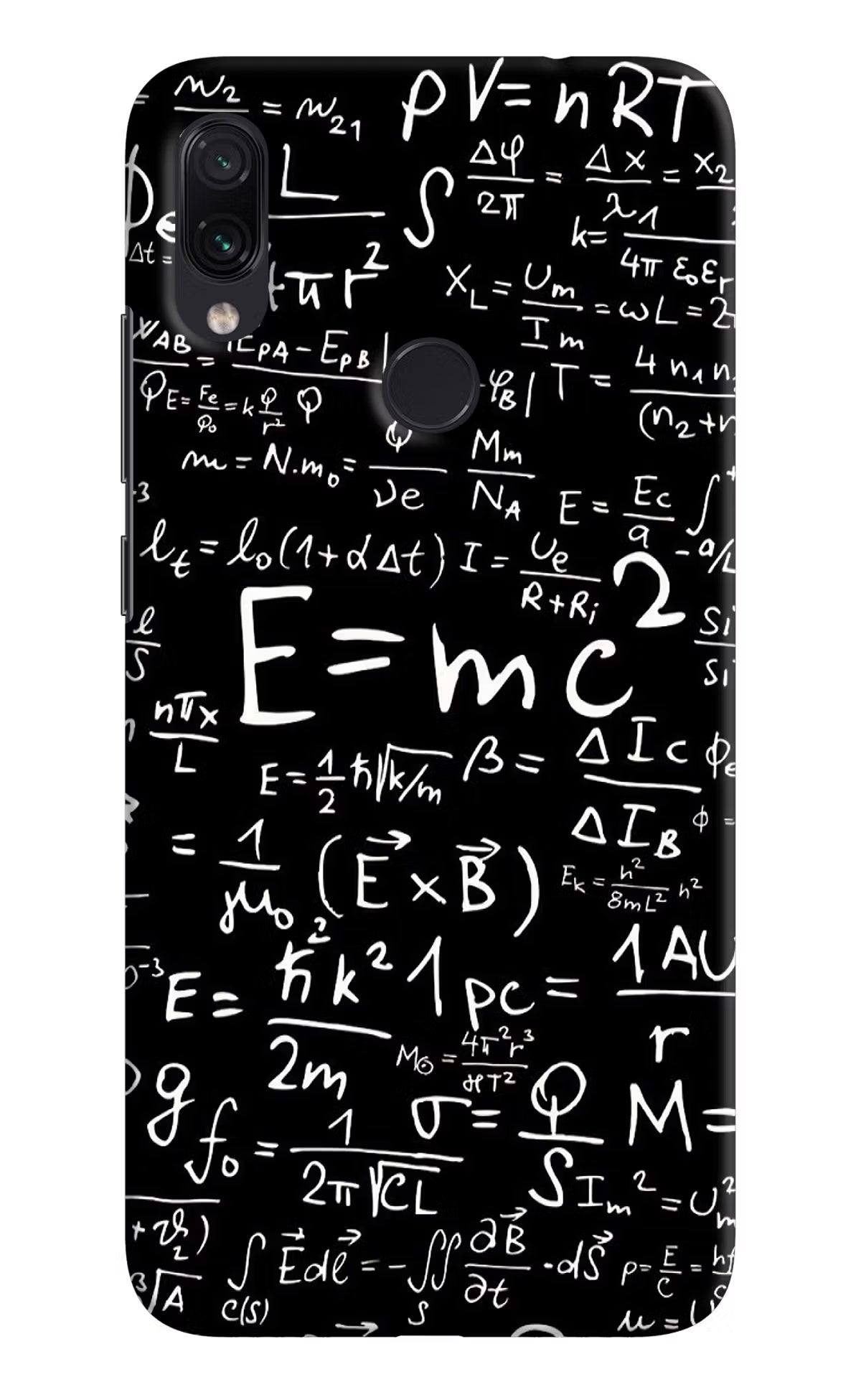 Physics Formula Redmi Note 7S Hard Case Back Cover by Casekaro