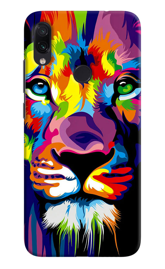 Lion Redmi Note 7S Hard Case Back Cover by Casekaro