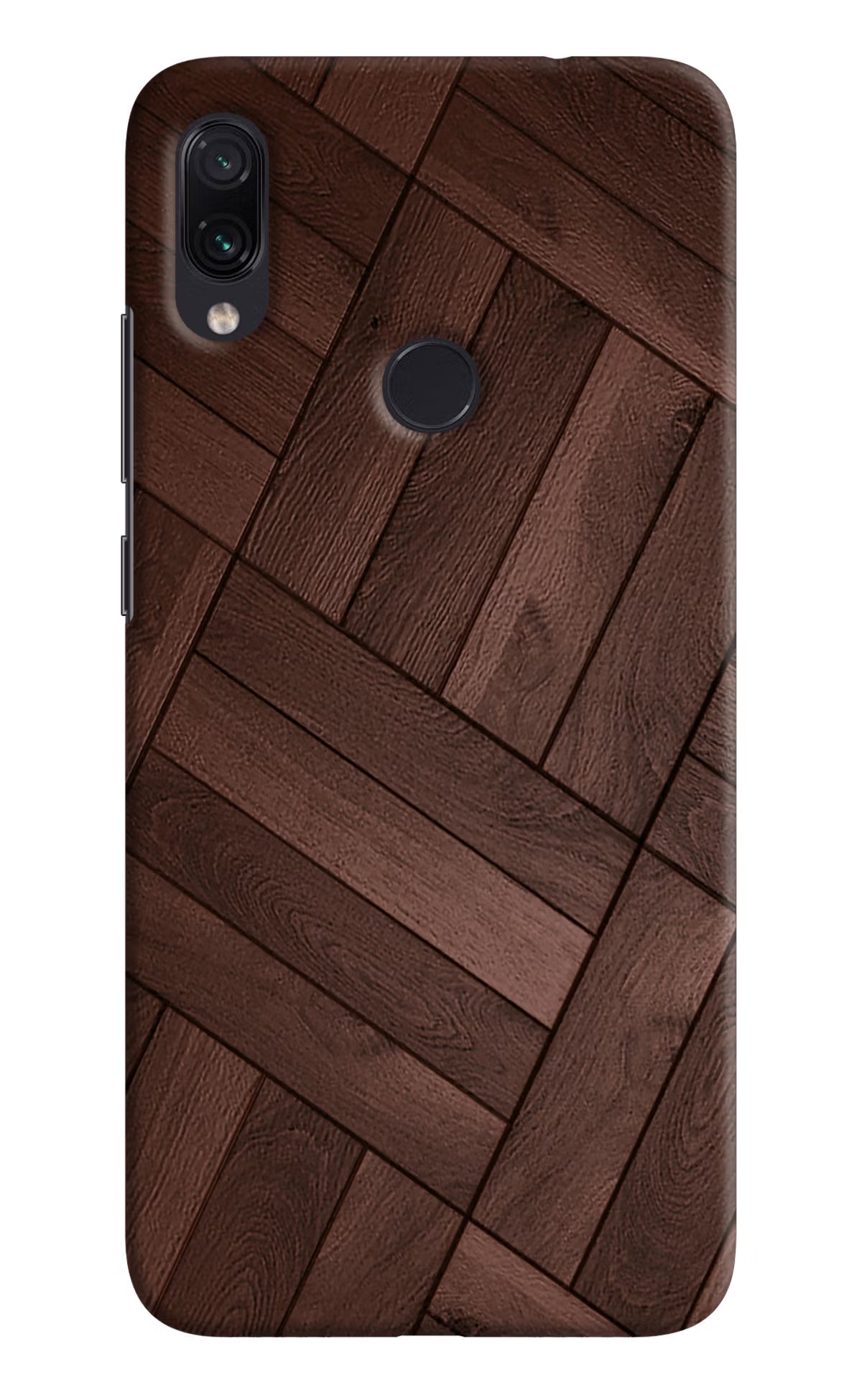 Wooden Texture Design Redmi Note 7S Hard Case Back Cover by Casekaro
