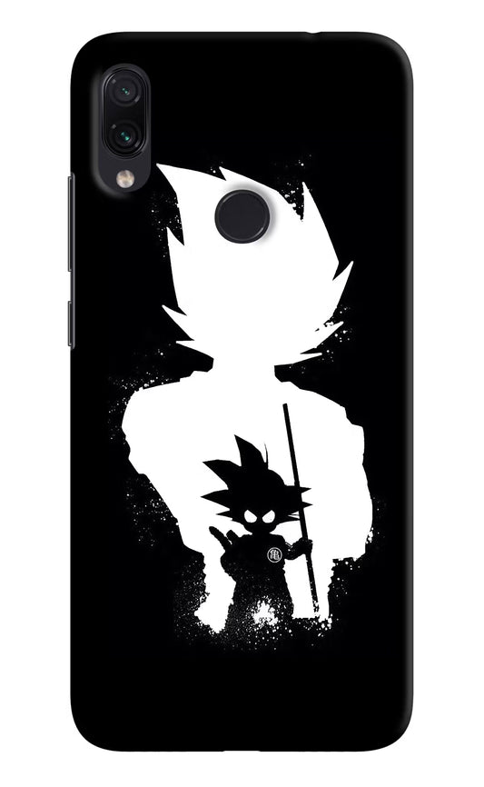 Goku Shadow Redmi Note 7S Hard Case Back Cover by Casekaro