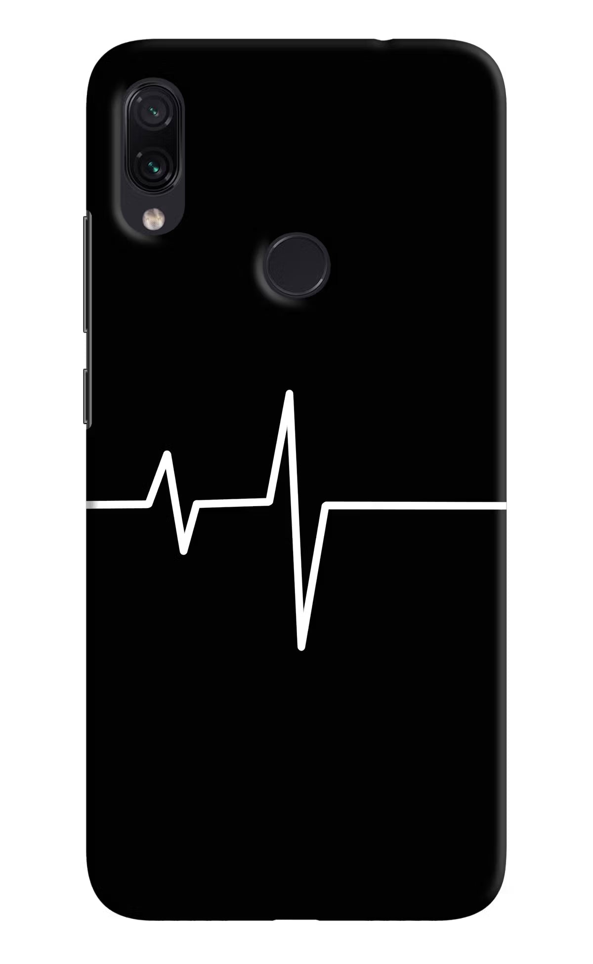 Heart Beats Redmi Note 7S Hard Case Back Cover by Casekaro