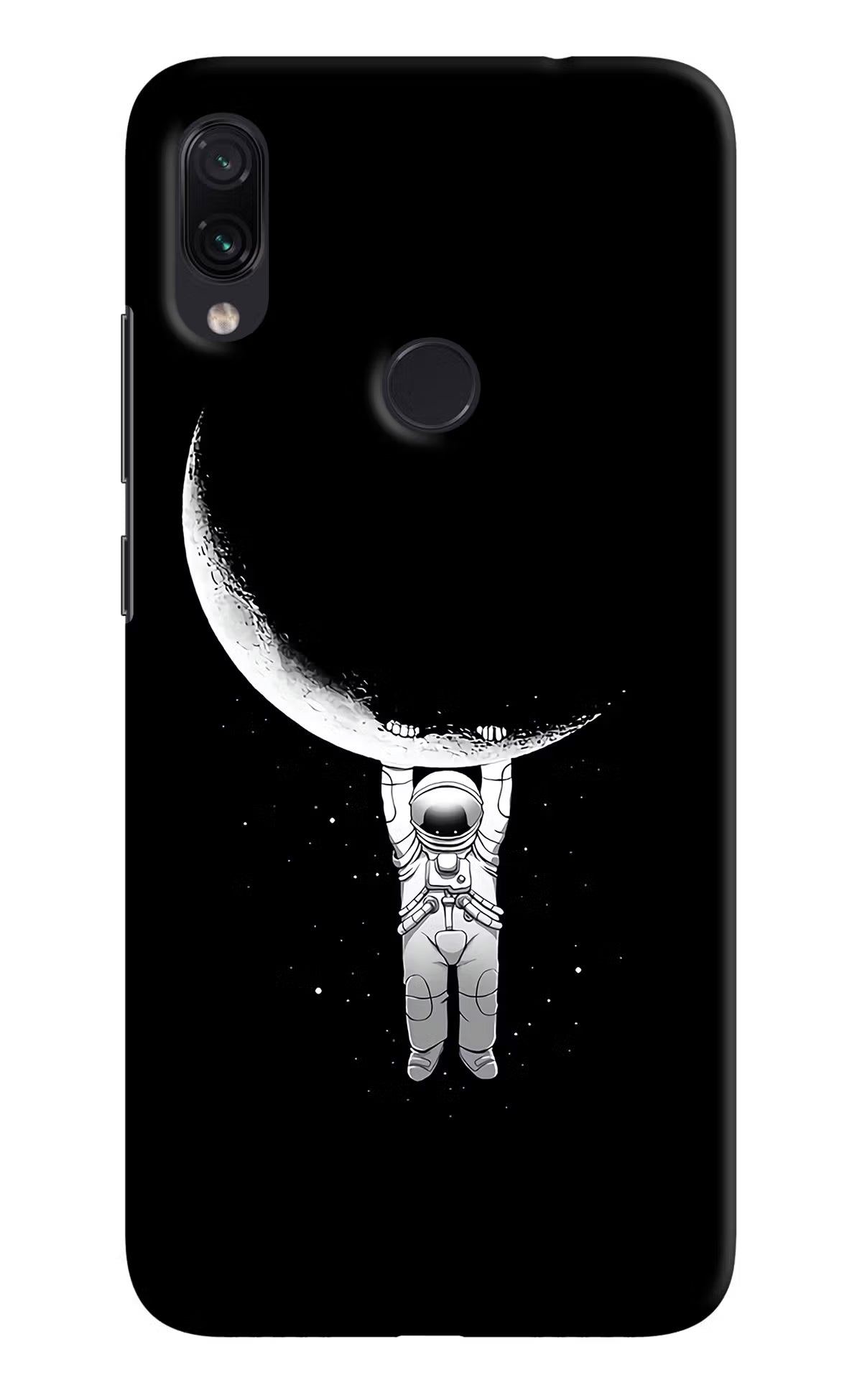 Moon Space Redmi Note 7S Hard Case Back Cover by Casekaro