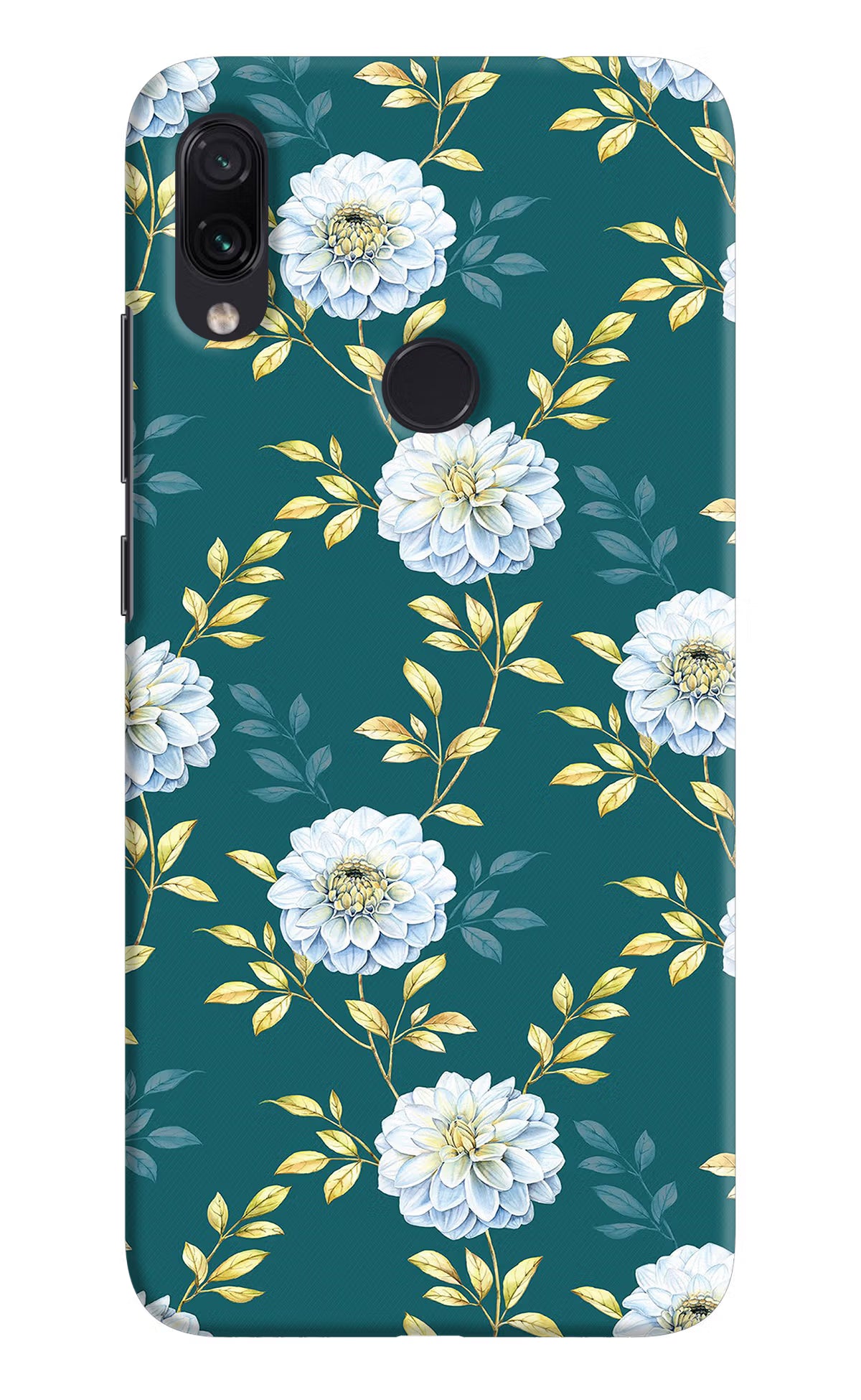Flowers Redmi Note 7S Hard Case Back Cover by Casekaro