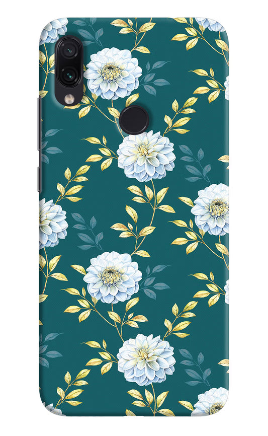 Flowers Redmi Note 7S Hard Case Back Cover by Casekaro