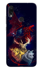 Game Of Thrones Redmi Note 7S Hard Case Back Cover by Casekaro