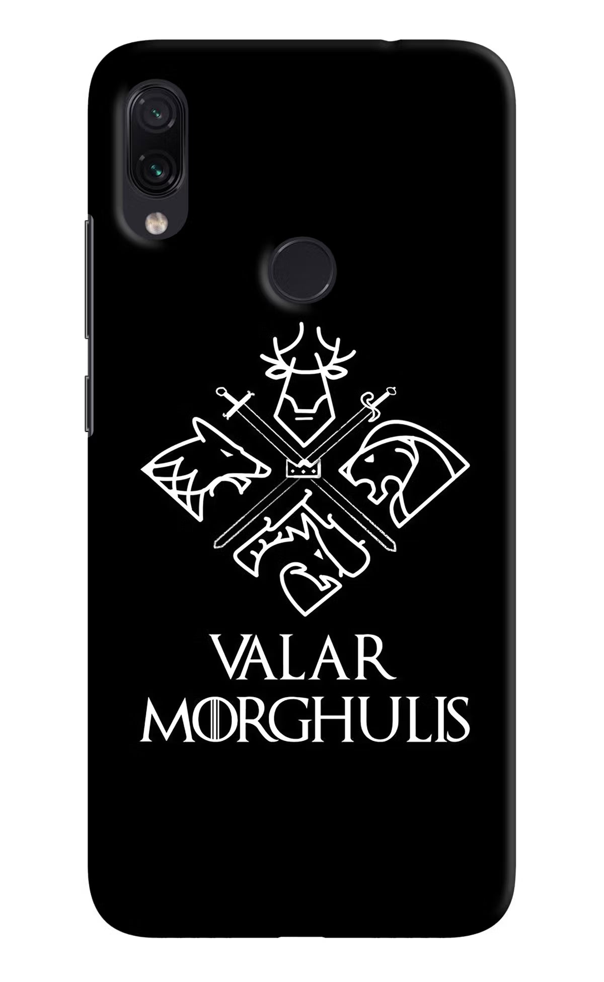 Valar Morghulis | Game Of Thrones Redmi Note 7S Hard Case Back Cover by Casekaro