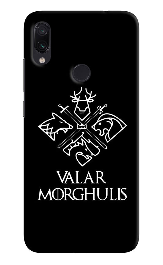 Valar Morghulis | Game Of Thrones Redmi Note 7S Hard Case Back Cover by Casekaro
