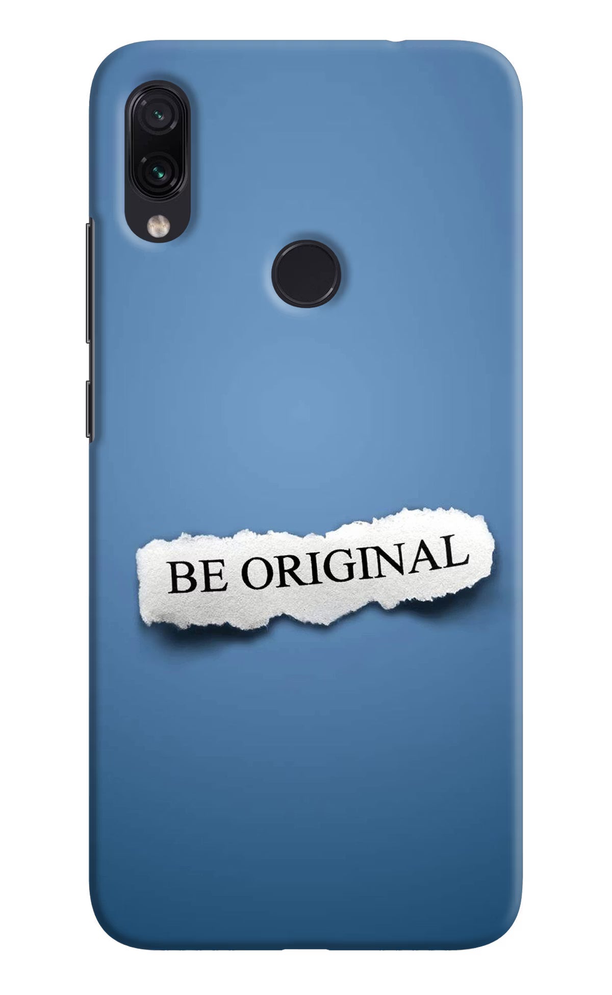 Be Original Redmi Note 7S Hard Case Back Cover by Casekaro