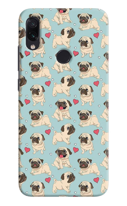 Pug Dog Redmi Note 7S Hard Case Back Cover by Casekaro